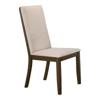Coaster Furniture 109842 Wethersfield Solid Back Side Chairs Latte (Set of 2)